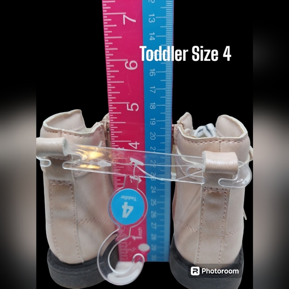 Carter's Lydia Blush Pink Boots Toddler Girl's Size 4M NWOT - Picture 7 of 8